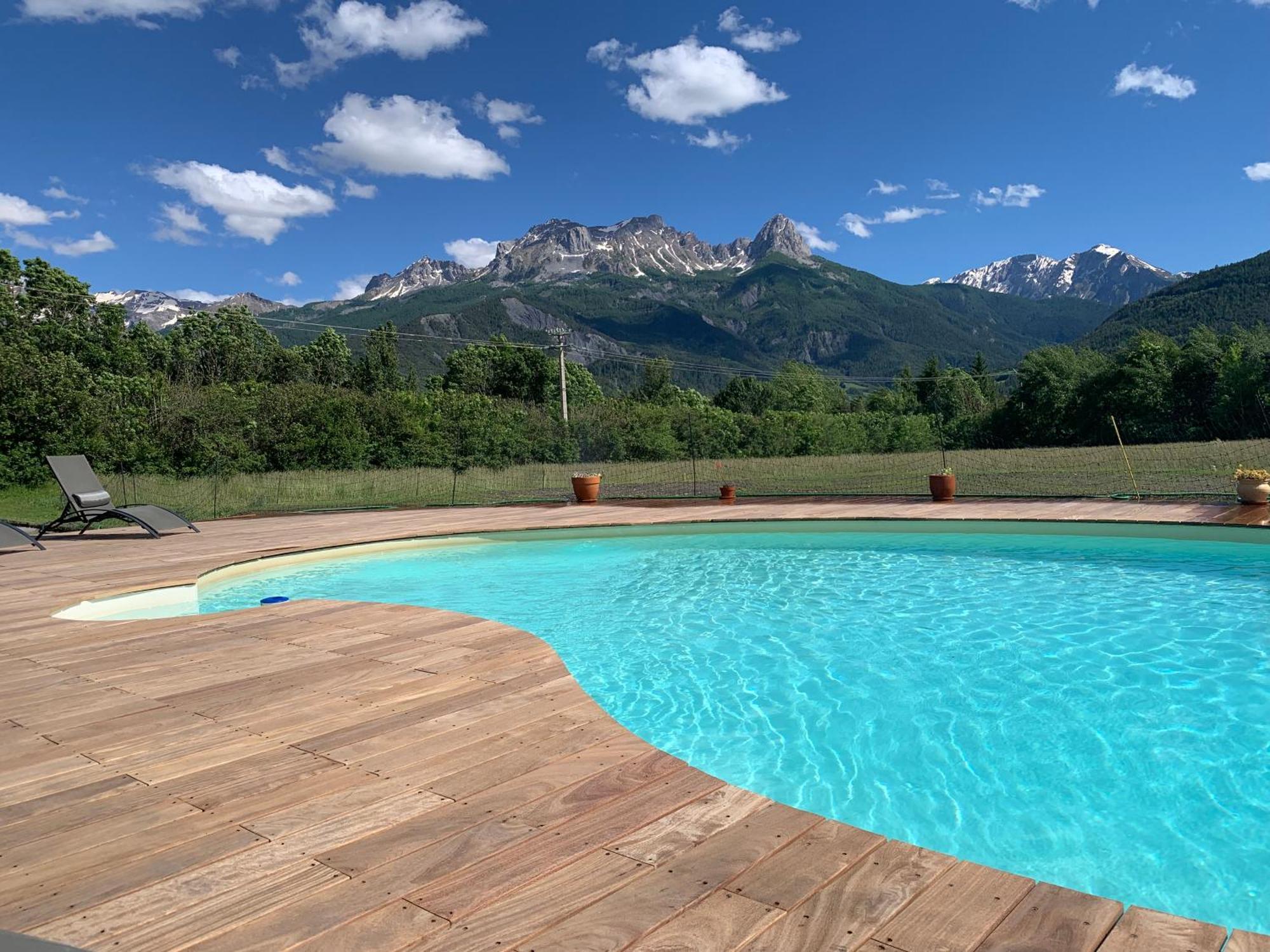 L'Escale En Ubaye Bed & Breakfast Saint-Pons  Bagian luar foto