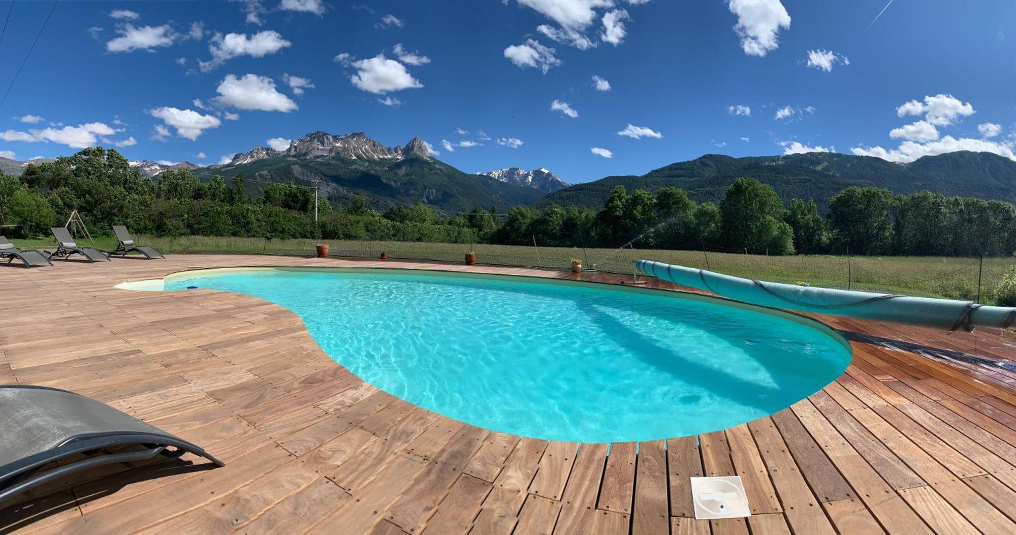 L'Escale En Ubaye Bed & Breakfast Saint-Pons  Bagian luar foto